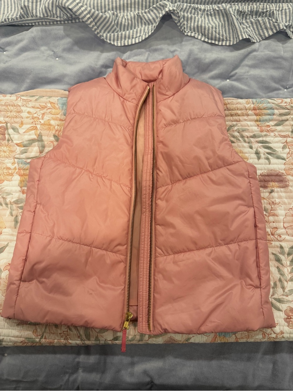 Crewcuts Pink Quilted Puffer Vest